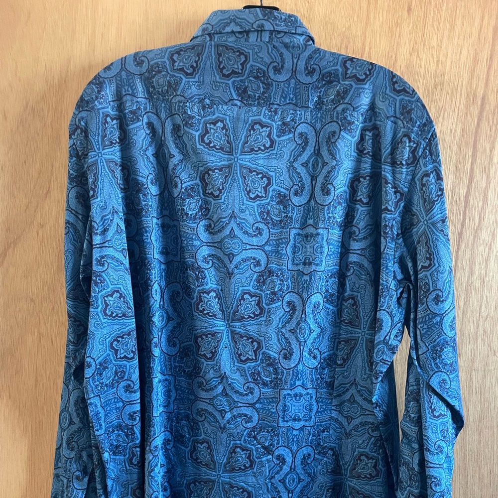 NWT ETRO Milano  Floral Paisley Men’s Shirt. EU 44 - Picture 5 of 8
